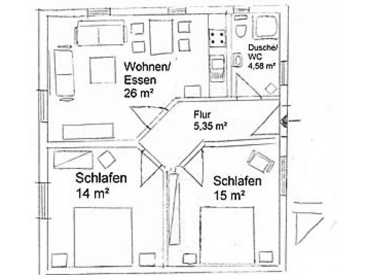 Ferienwohnung Kirschbaum Eckfeld Eksteriør bilde